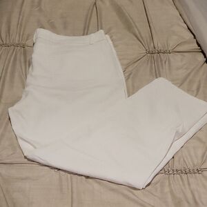 New York & Company White Skinny Low-rise Jeans Plus Size 18